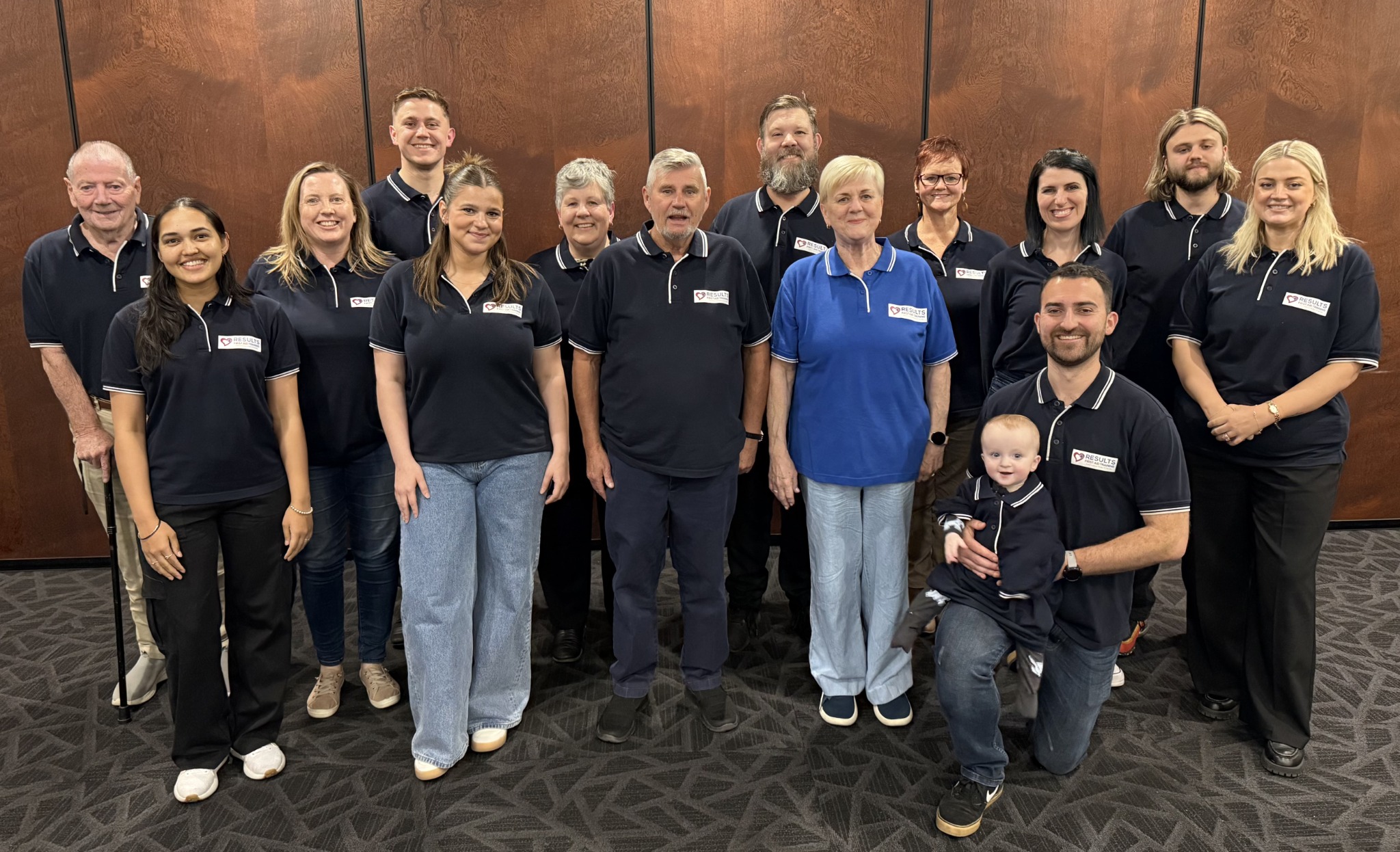 The Results team together